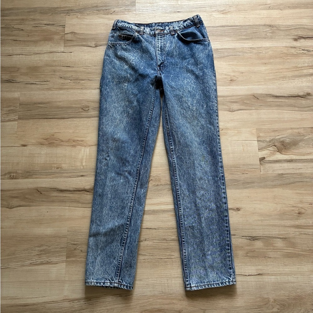 Vintage Levi’s High-Waist Acid Wash Jeans - Blue